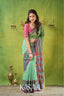 Kasavu Green Narayanpet Cotton Saree