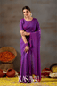 Kasavu Purpal Gini Cotton Saree
