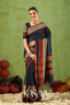 Kasavu Black Narayanpet Cotton Saree