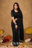 Kasavu Black Gini Cotton Saree