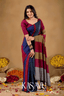 Kasavu Multi Khadi Cotton Saree