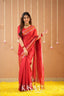 Kasavu Red Tissue Cotten Saree