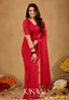 Kasavu Red Gini Cotton Saree
