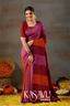 Kasavu Multi Khadi Cotton Saree