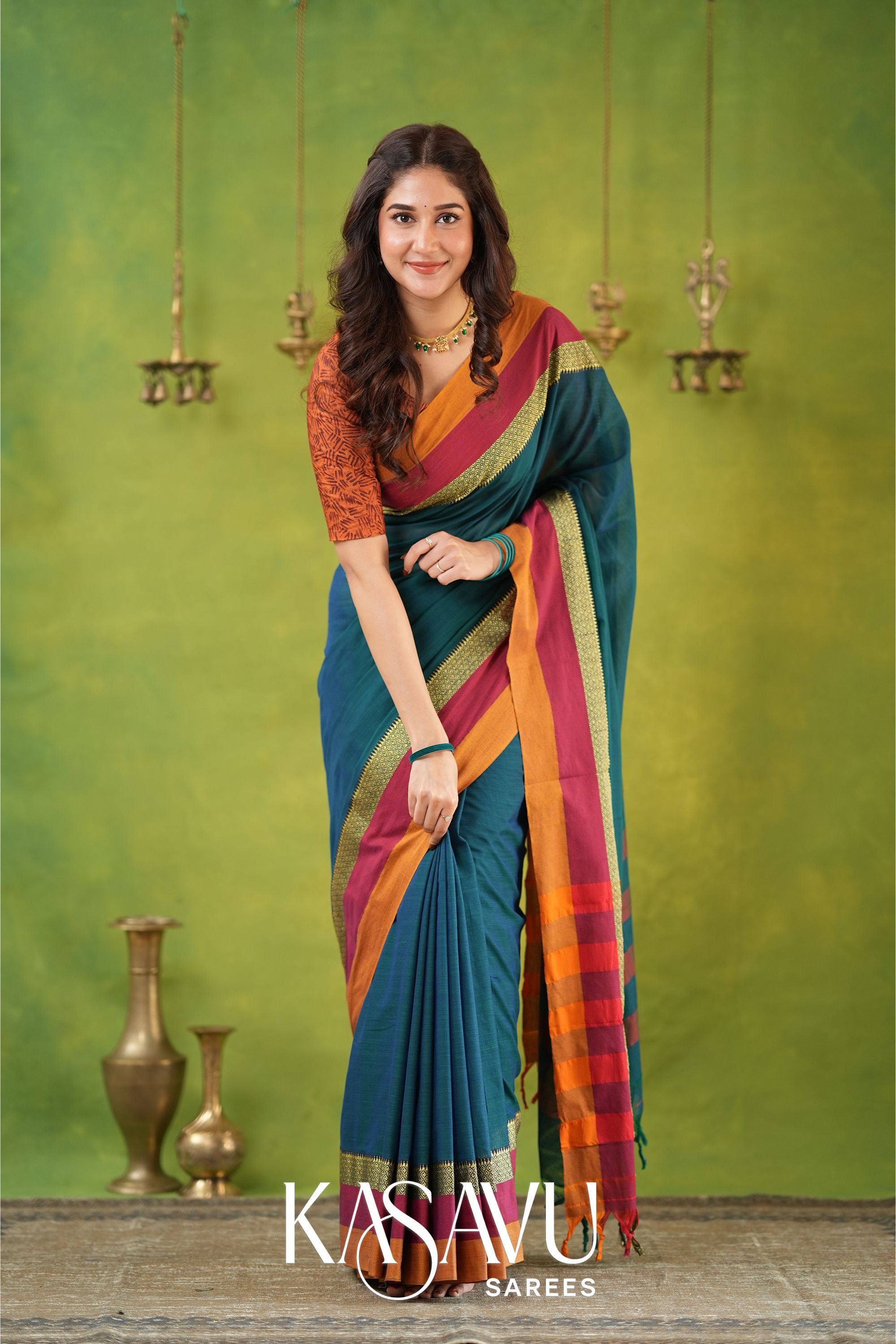 Kasavu Rama Narayanpet Cotton Saree Main image
