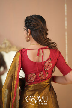 Kasavu Gold Tissue Cotten Saree